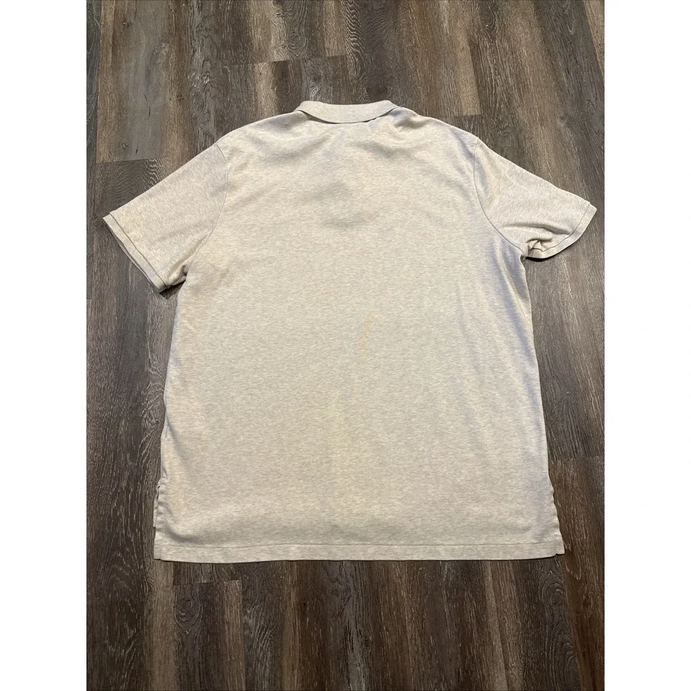 Polo Ralph Lauren Polo Shirt Mens XXL Beige Short Sleeve Big & Tall